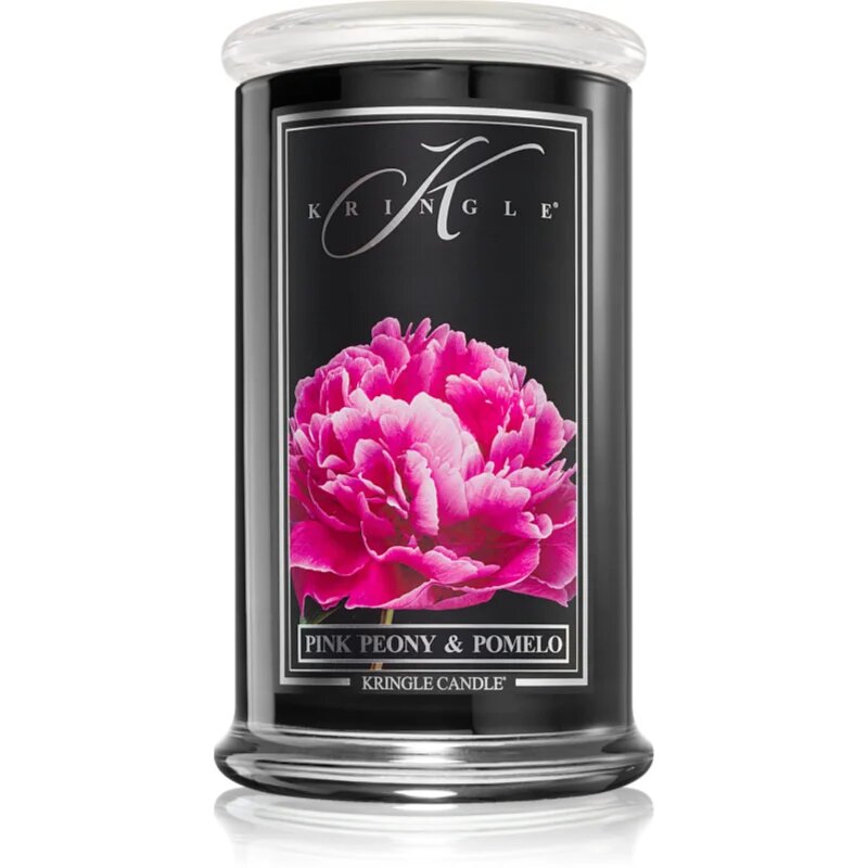 Kringle Candle Pink Peony & Pomelo dišeča sveča 623 g