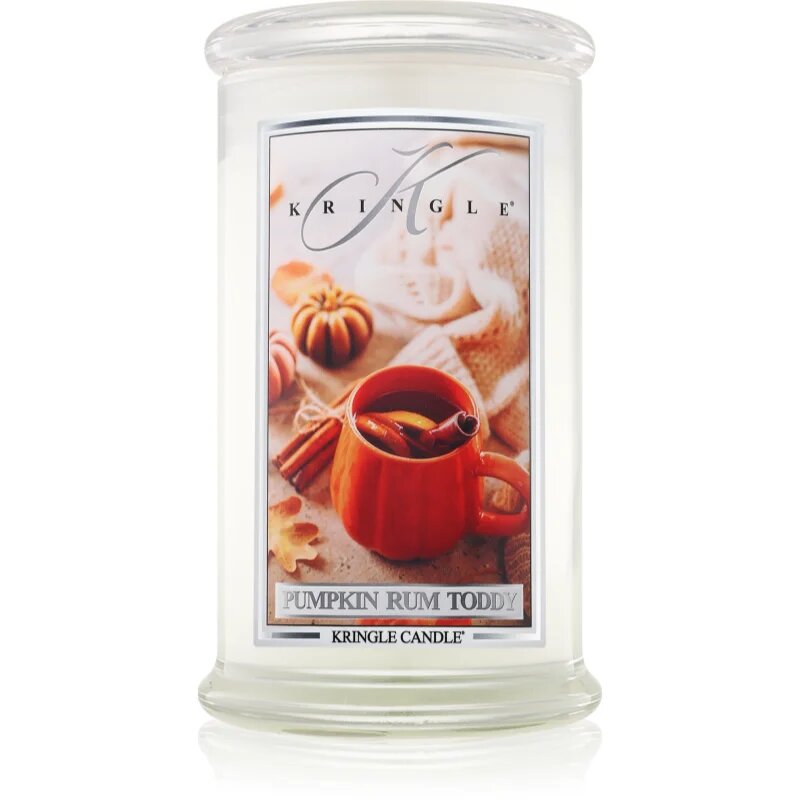 Kringle Candle Pumpkin Rum Toddy dišeča sveča 624 g