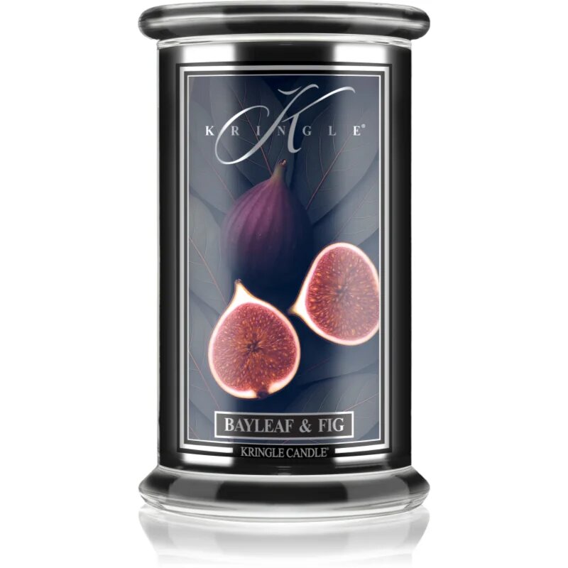 Kringle Candle Reserve Bayleaf & Fig dišeča sveča 623 g