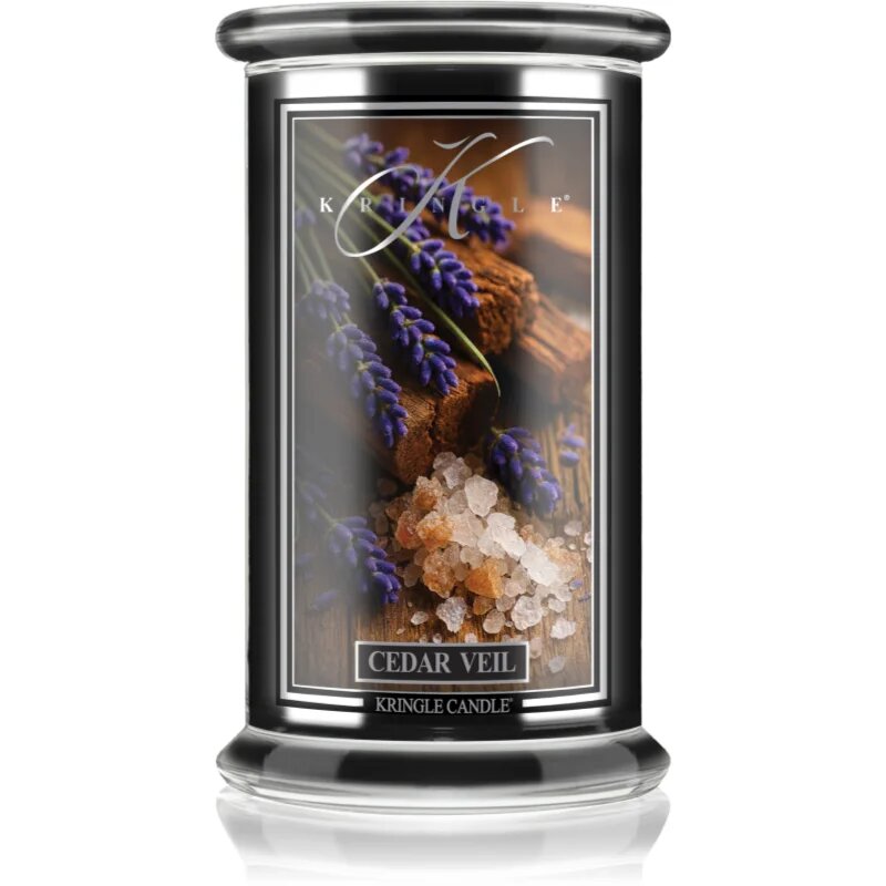Kringle Candle Reserve Cedar Veil dišeča sveča 623 g