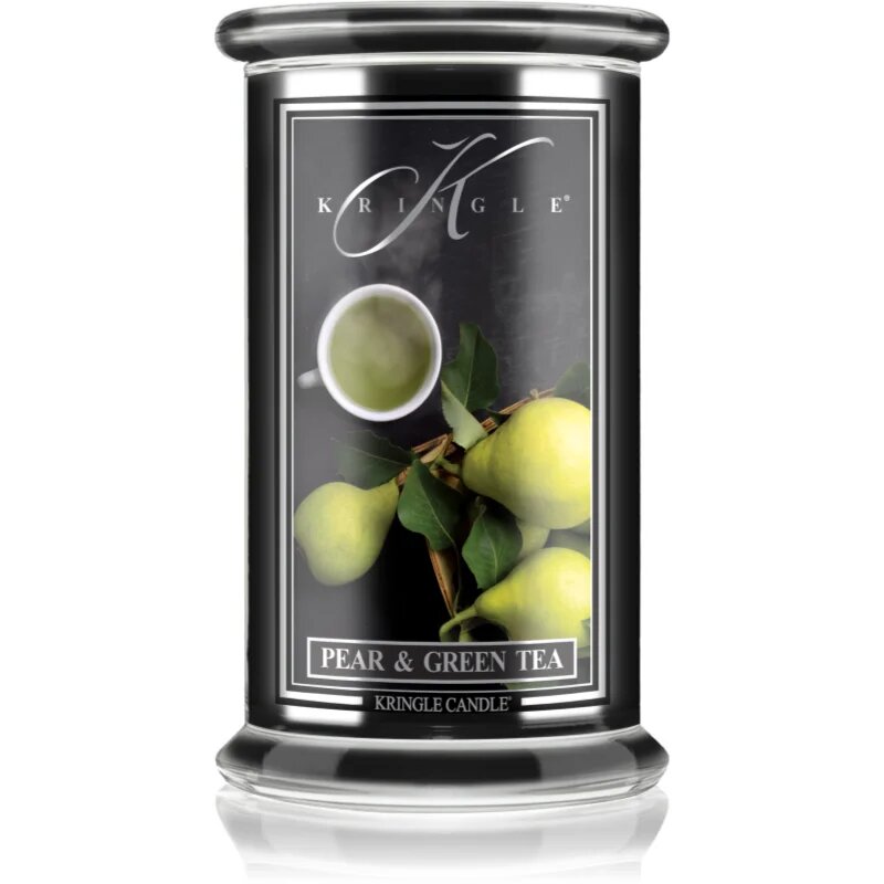 Kringle Candle Reserve Pear & Green Tea dišeča sveča 623 g