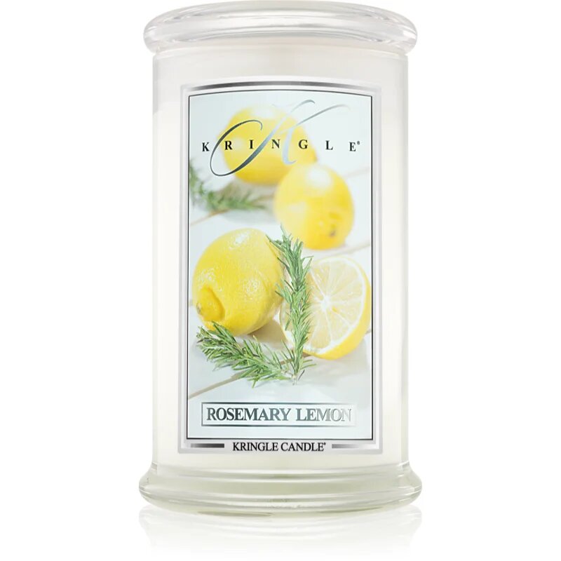 Kringle Candle Rosemary Lemon dišeča sveča 624 g
