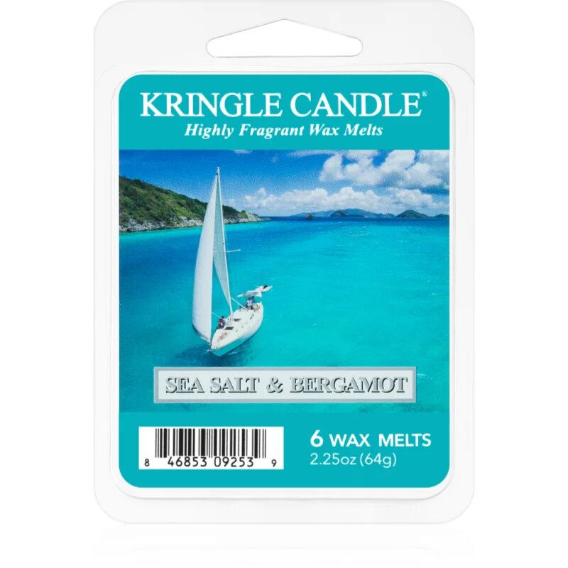 Kringle Candle Sea Salt & Bergamot vosek za aroma lučko 64 g