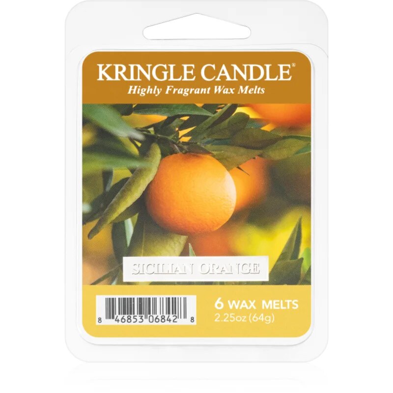 Kringle Candle Sicilian Orange vosek za aroma lučko 64 g
