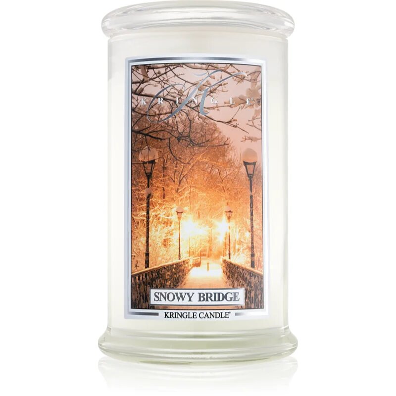 Kringle Candle Snowy Bridge dišeča sveča 624 g