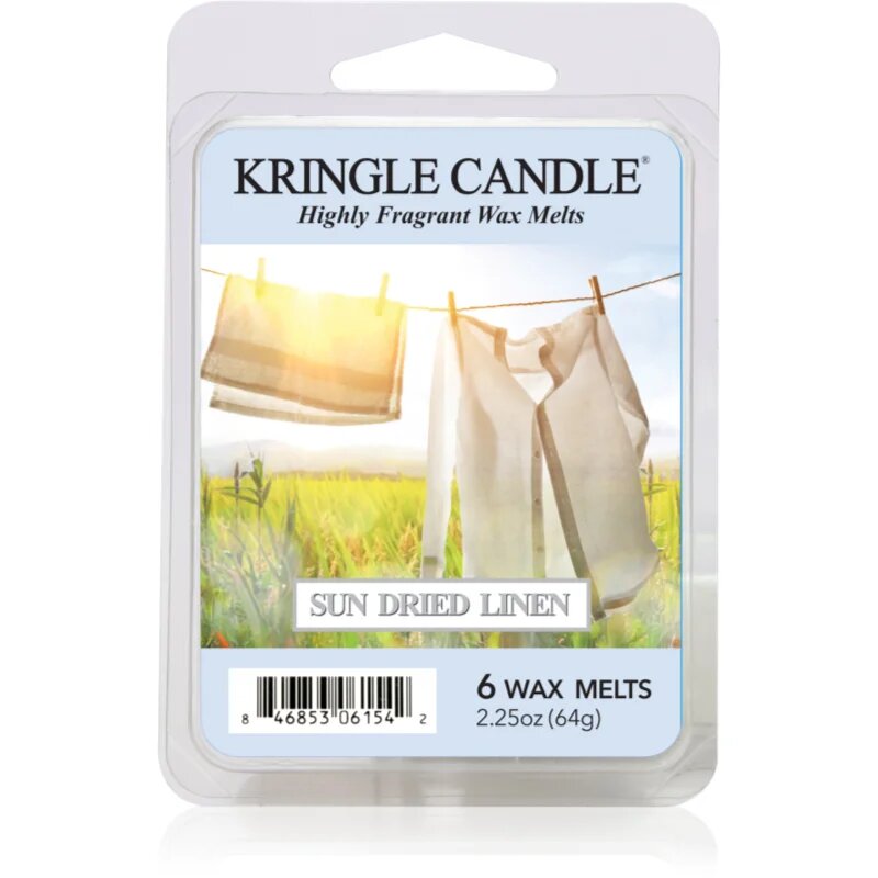 Kringle Candle Sun Dried Linen vosek za aroma lučko 64 g