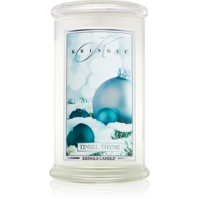 Kringle Candle Tinsel Thyme dišeča sveča 624 g