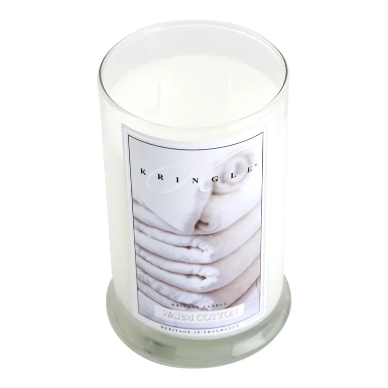 Kringle Candle Warm Cotton dišeča sveča 624 g