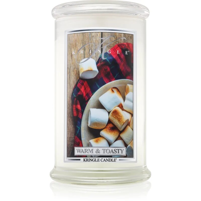 Kringle Candle Warm & Toasty dišeča sveča 624 g