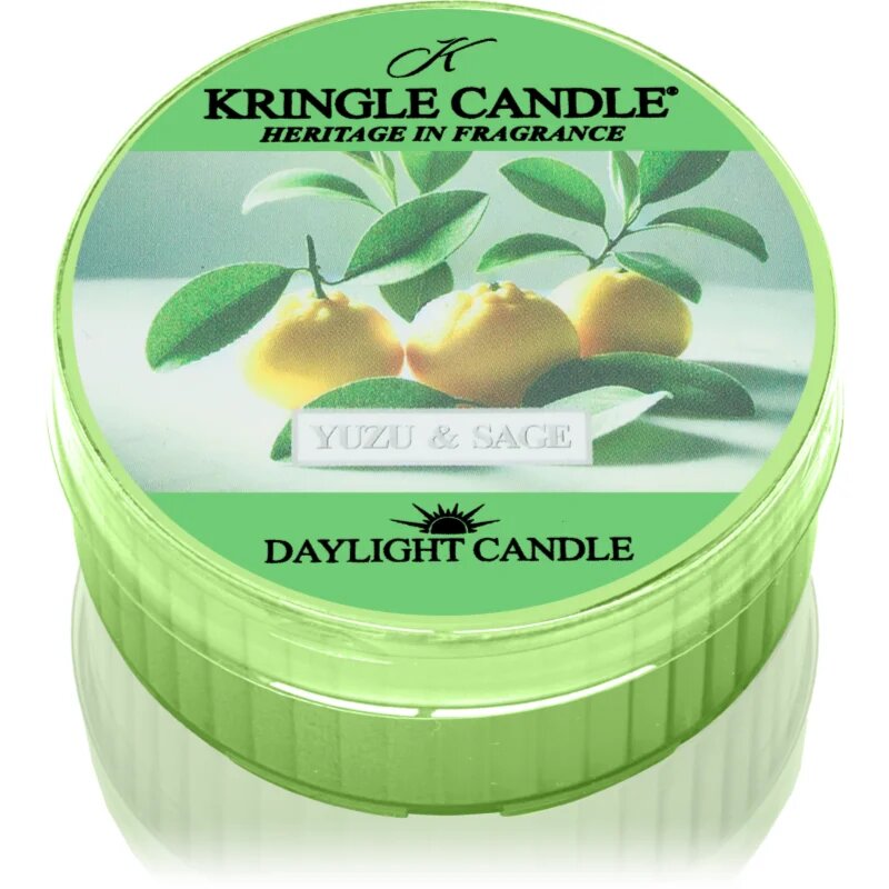 Kringle Candle Yuzu & Sage čajna sveča 42 g