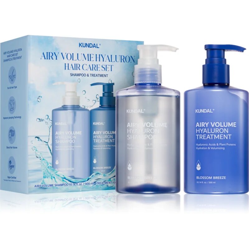 KUNDAL Airy Volume Hyaluron Set darilni set za lase