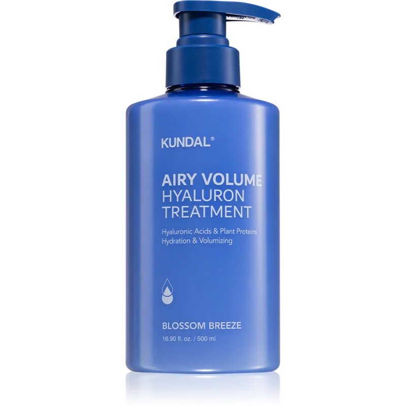 KUNDAL Airy Volume Hyaluron Treatment vlažilni balzam za volumen 500 ml