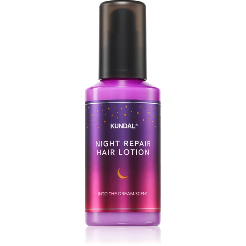 KUNDAL Night Repair Hair Lotion nočna vlažilna nega za lase z vonjem Into The Dream 100 ml