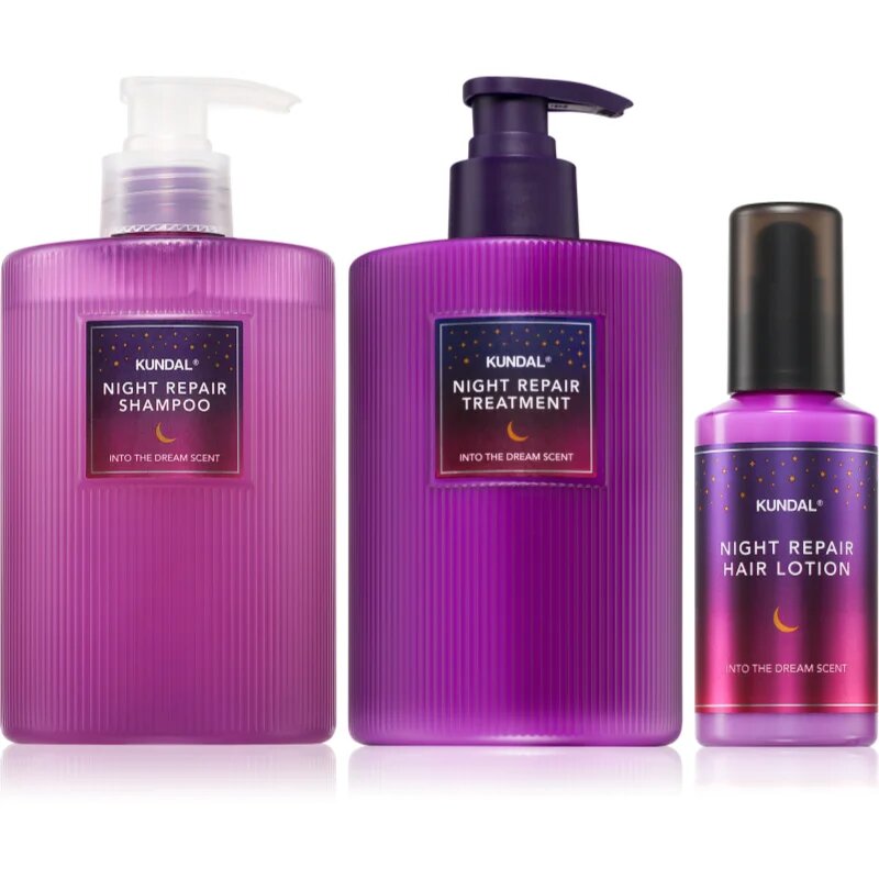 KUNDAL Night Repair set za zdrave in lepe lase