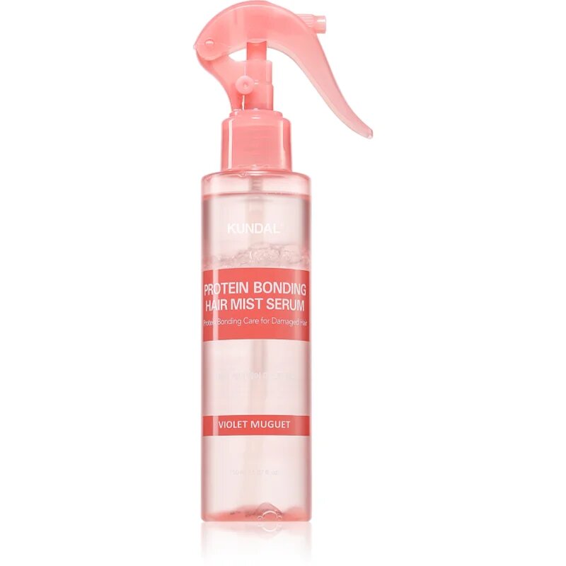 KUNDAL Protein Bonding Care Hair Mist Serum krepilni in regeneracijski serum za lase za suhe in poškodovane lase z vonjem Violet Muguet 150 ml