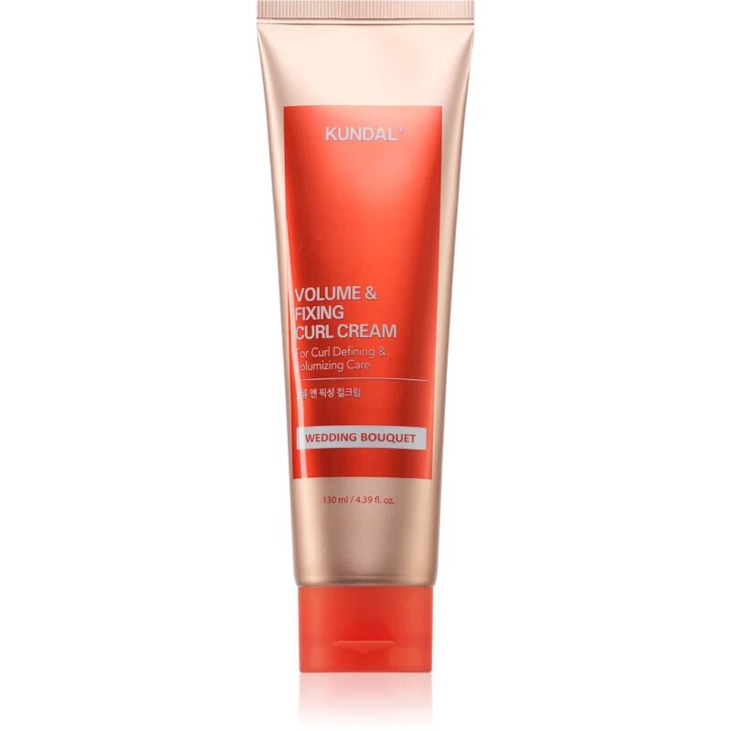 KUNDAL Volume & Fixing Curl Dream Wedding Bouquet stiling krema za definicijo valov z vonjem 130 ml