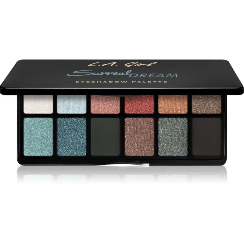 L.A. Girl Cosmetics Fanatic paleta senčil za oči odtenek Surreal Dream 12x1 g