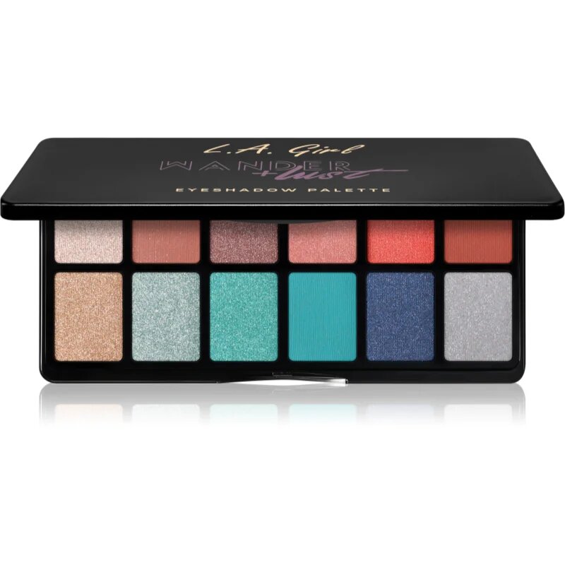 L.A. Girl Cosmetics Fanatic paleta senčil za oči odtenek Wanderlust 12x1 g