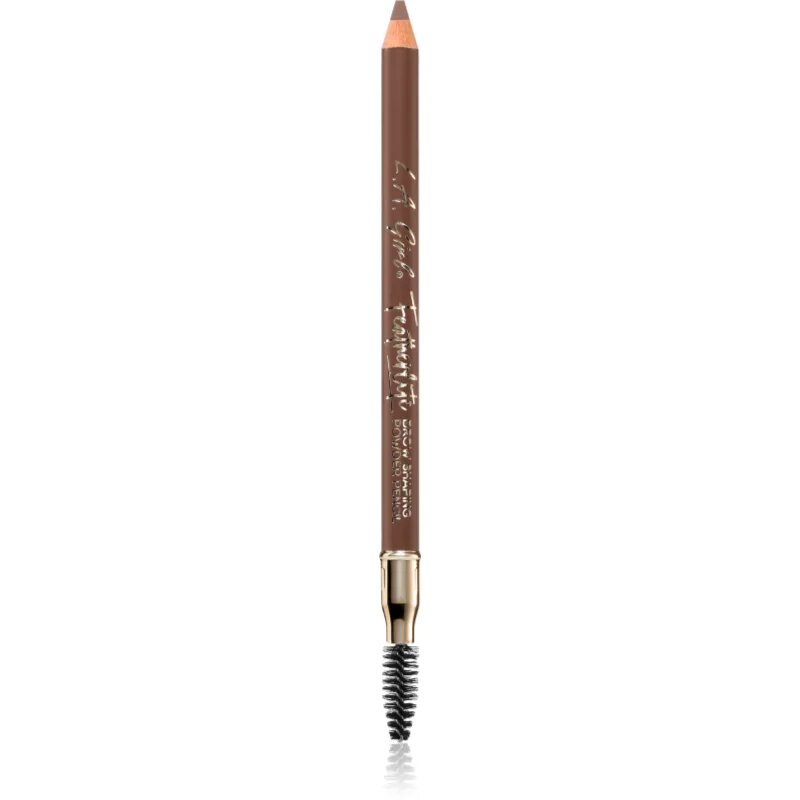 L.A. Girl Cosmetics Featherlite dolgoobstojni svinčnik za obrvi s krtačko odtenek Soft Brown 1.1 g