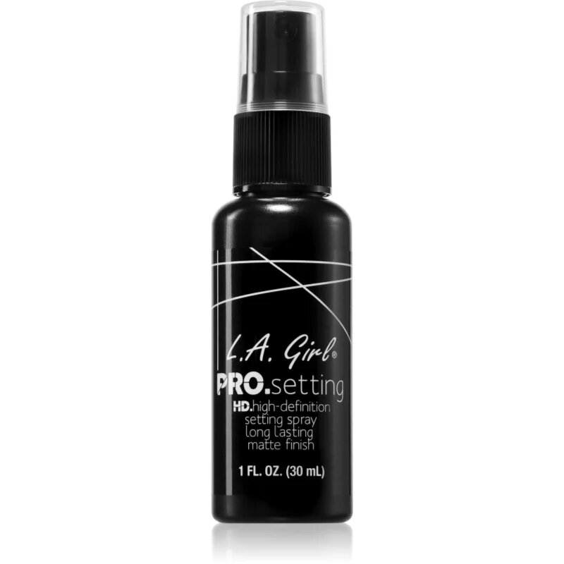 L.A. Girl Cosmetics HD Pro. Setting matirajoče pršilo za utrjevanje make-upa 30 ml
