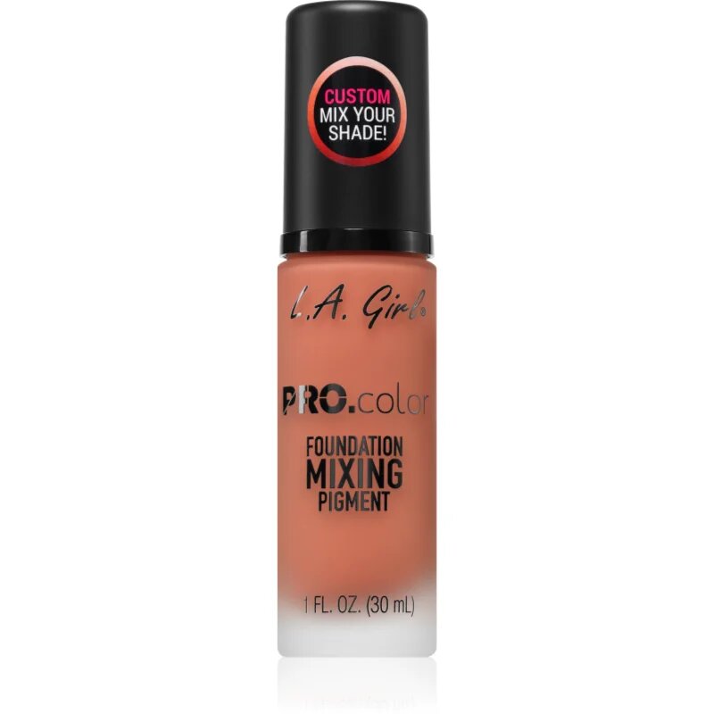 L.A. Girl Cosmetics PRO. Color pigment za prilagajanje odtenka tekočega pudra odtenek Orange 30 ml