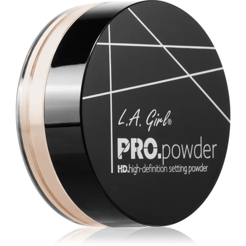 L.A. Girl Cosmetics PRO. Powder matirajoči fiksirni puder odtenek Banana Yellow 5 g