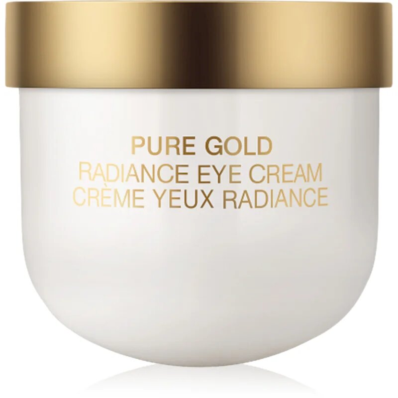 La Prairie Pure Gold Radiance Eye Cream luksuzna krema za oči in veke za posvetlitev in zgladitev kože refill 20 ml