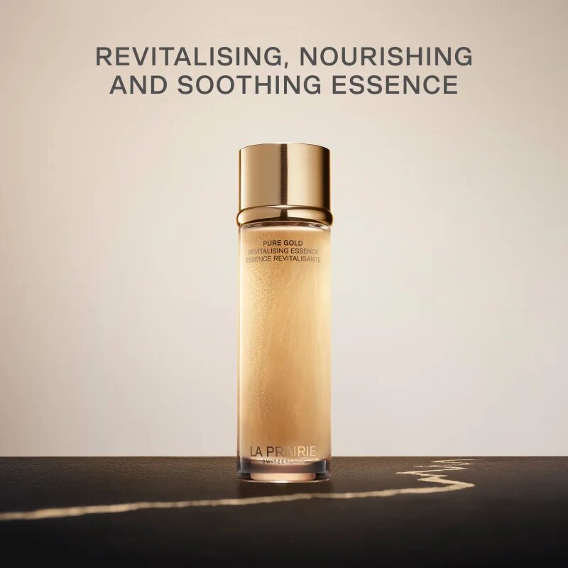 La Prairie Pure Gold Revitalising Essence obnovitvena esenca za obraz s pomirjajočim učinkom 130 ml
