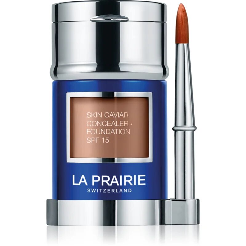La Prairie Skin Caviar Concealer Foundation puder in korektor SPF 15 odtenek N-30 Satin Nude 30 ml