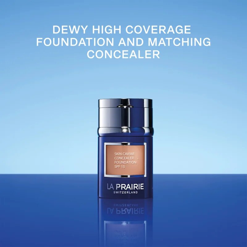 La Prairie Skin Caviar Concealer Foundation puder in korektor SPF 15 odtenek N-30 Satin Nude 30 ml