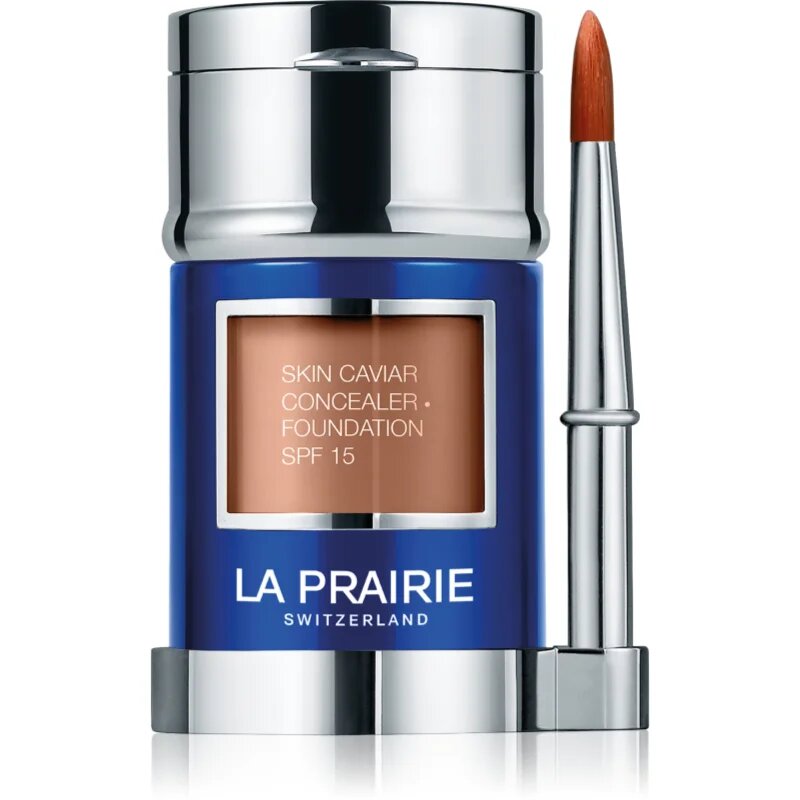 La Prairie Skin Caviar Concealer Foundation puder in korektor SPF 15 odtenek NW-50 Sunset Beige 30 ml