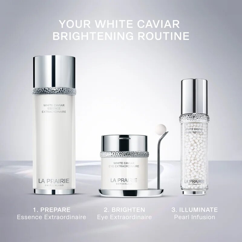 La Prairie White Caviar Essence Extraordinaire posvetlitveni gel z učvrstitvenim učinkom 150 ml