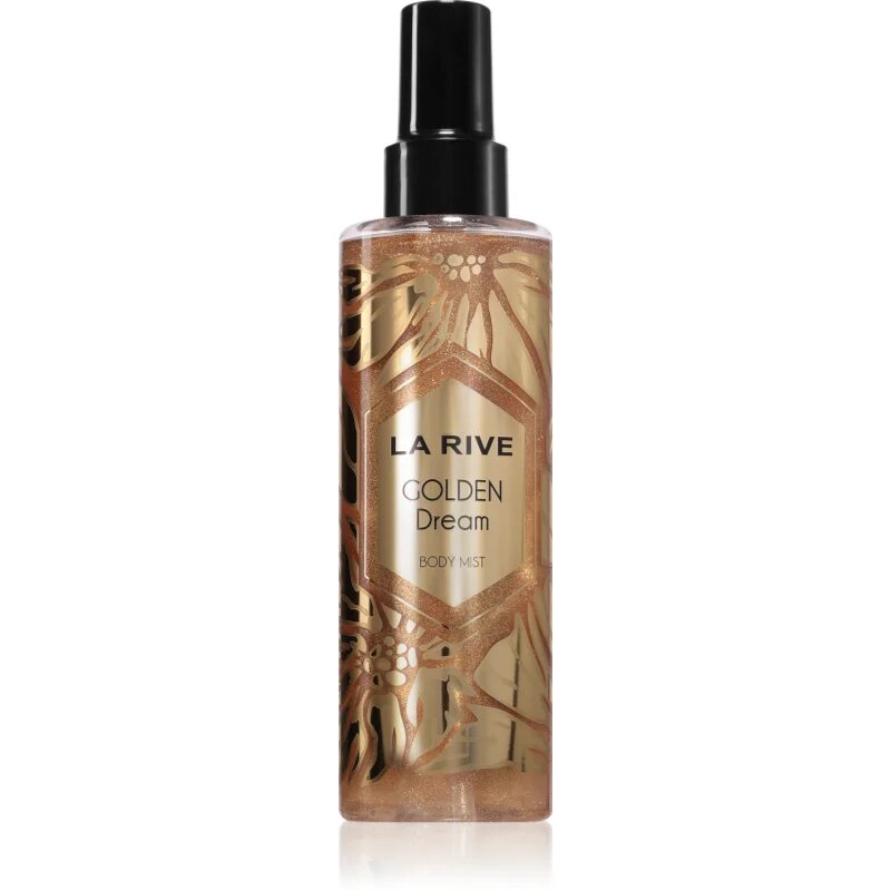 La Rive Golden Dream Body Mist pršilo za telo z bleščicami za ženske 200 ml