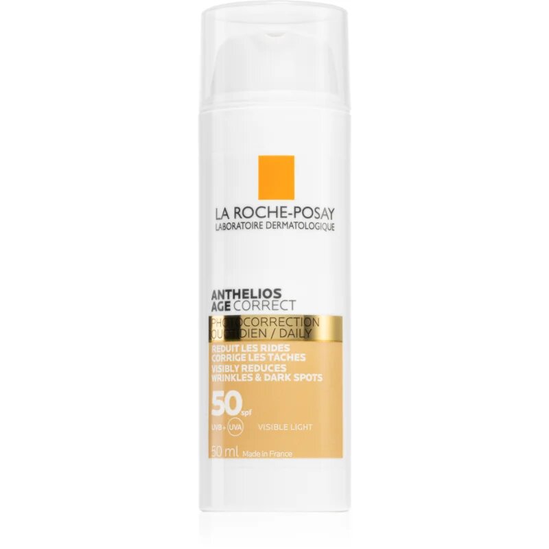 La Roche-Posay Anthelios Age Correct CC krema proti gubam SPF 50 50 ml