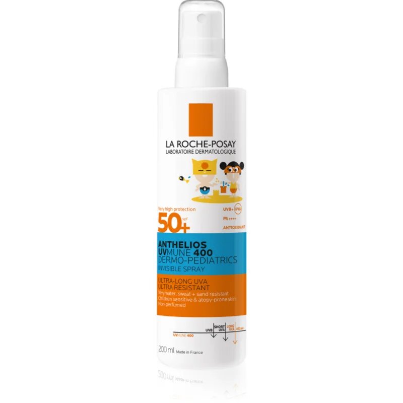 La Roche-Posay Anthelios Dermo-Pediatrics pršilo za sončenje SPF 50+ 200 ml