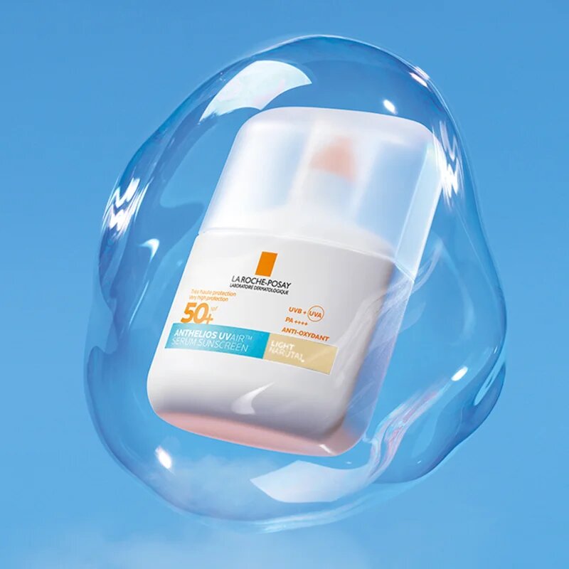La Roche-Posay Anthelios UV Air Serum Sunscreen zaščitni serum za vse tipe kože SPF 50+ Light Natural 50 ml
