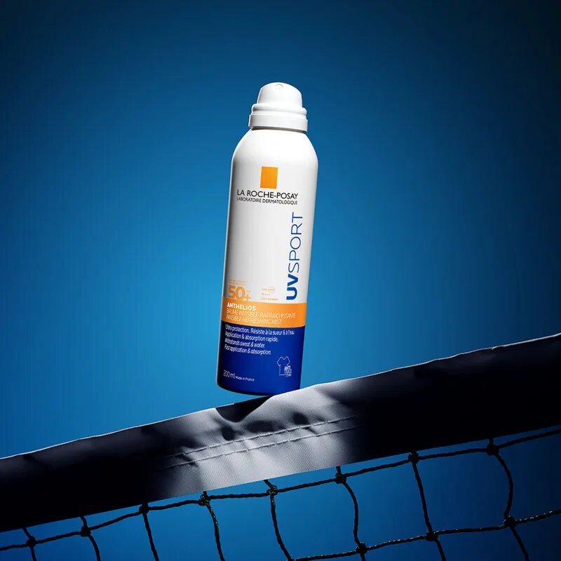 La Roche-Posay Anthelios UV Sport Invisible Refreshing Mist zaščitna meglica za vse tipe kože SPF 50+ 200 ml