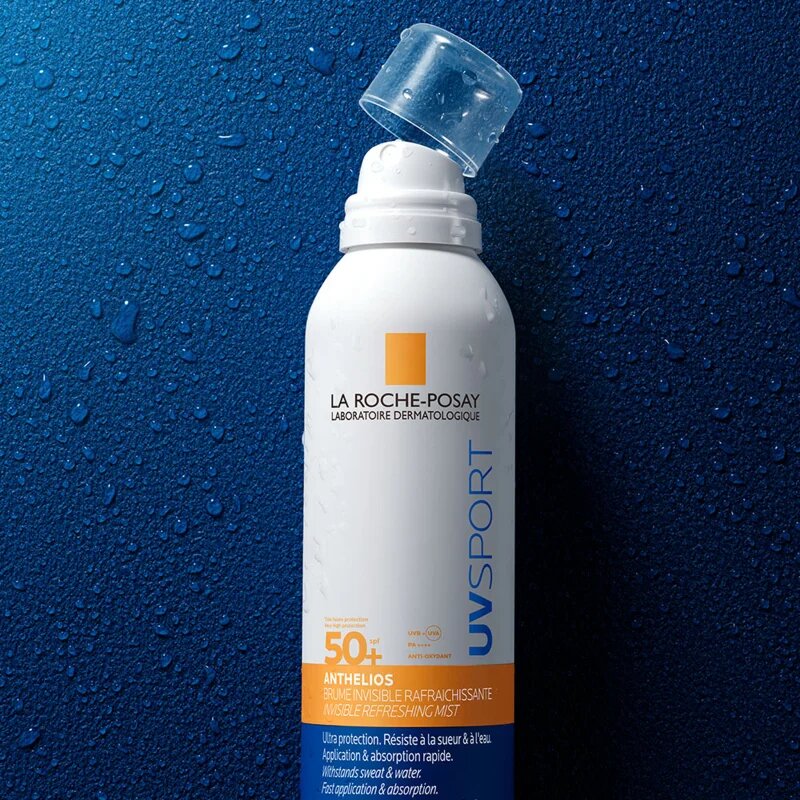 La Roche-Posay Anthelios UV Sport Invisible Refreshing Mist zaščitna meglica za vse tipe kože SPF 50+ 200 ml