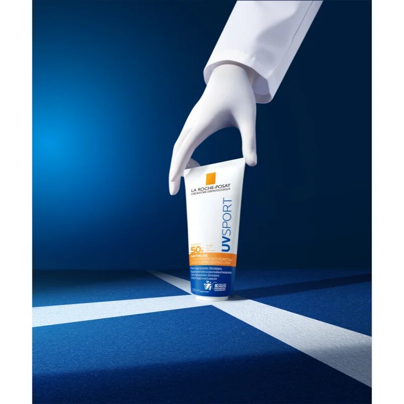 La Roche-Posay Anthelios UV Sport Sweat & Wet Pro-Resistance Lotion vodoodporna zaščitna krema za športnike SPF 50+ 200 ml