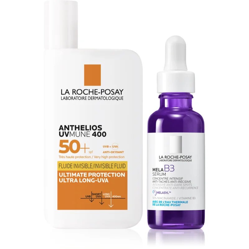 La Roche-Posay Bundles Anthelios + Mela B3 set proti pigmentnim madežem