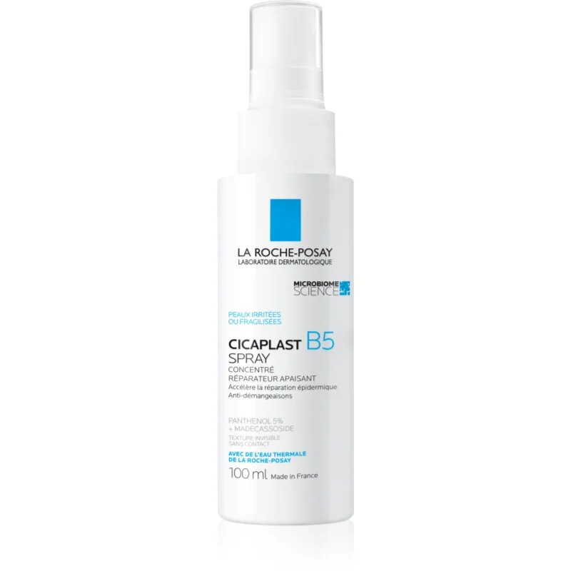 La Roche-Posay Cicaplast B5 pomirjajoče pršilo za obnovo kožne pregrade 100 ml