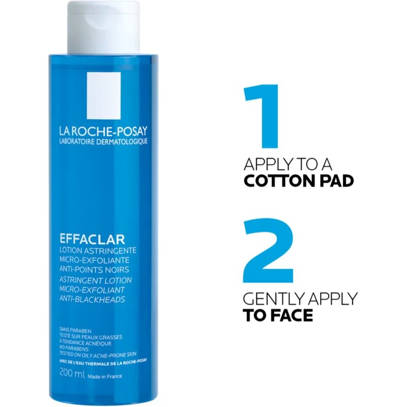 La Roche-Posay Effaclar adstringentna voda za obraz za mastno in problematično kožo 200 ml