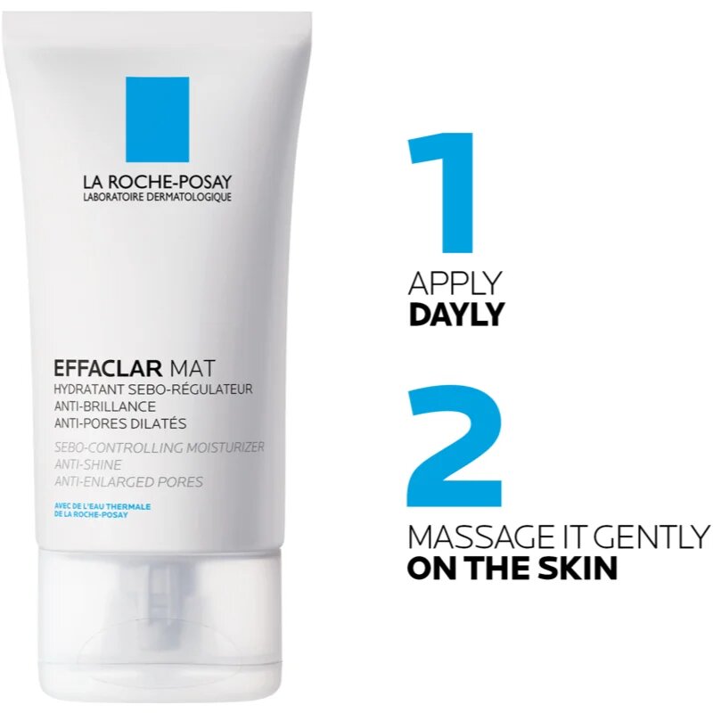 La Roche-Posay Effaclar Mat vlažilna nega z mat učinkom za mastno in problematično kožo 40 ml