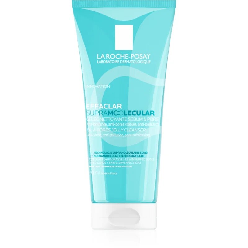 La Roche-Posay Effaclar Supramolecular čistilni gel proti sijaju in razširjenim poram 200 ml