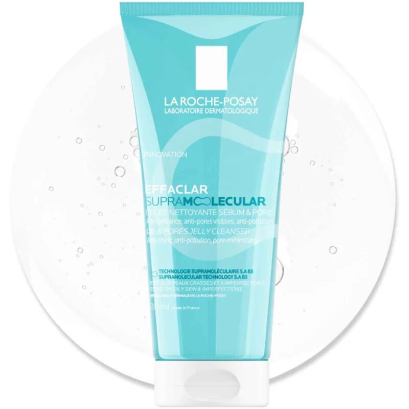 La Roche-Posay Effaclar Supramolecular čistilni gel proti sijaju in razširjenim poram 200 ml