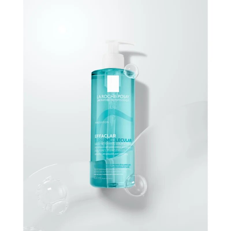 La Roche-Posay Effaclar Supramolecular čistilni gel proti sijaju in razširjenim poram 400 ml