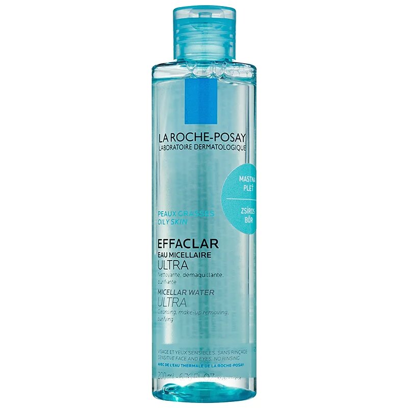 La Roche-Posay Effaclar Ultra čistilna micelarna voda za problematično kožo akne 200 ml
