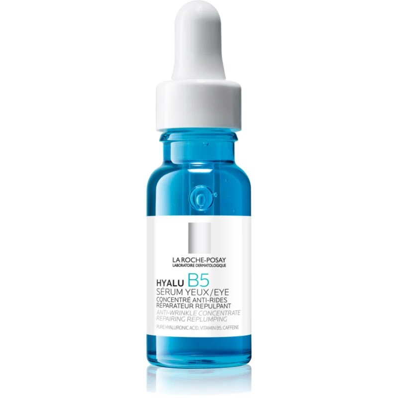 La Roche-Posay Hyalu B5 serum za predel okoli oči proti oteklinam in gubam s hialuronsko kislino 15 ml