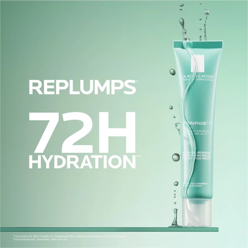 La Roche-Posay Hydraphase HA Hyaluronic Acid Rich Moisturiser visoko vlažilna krema s hialuronsko kislino 40 ml