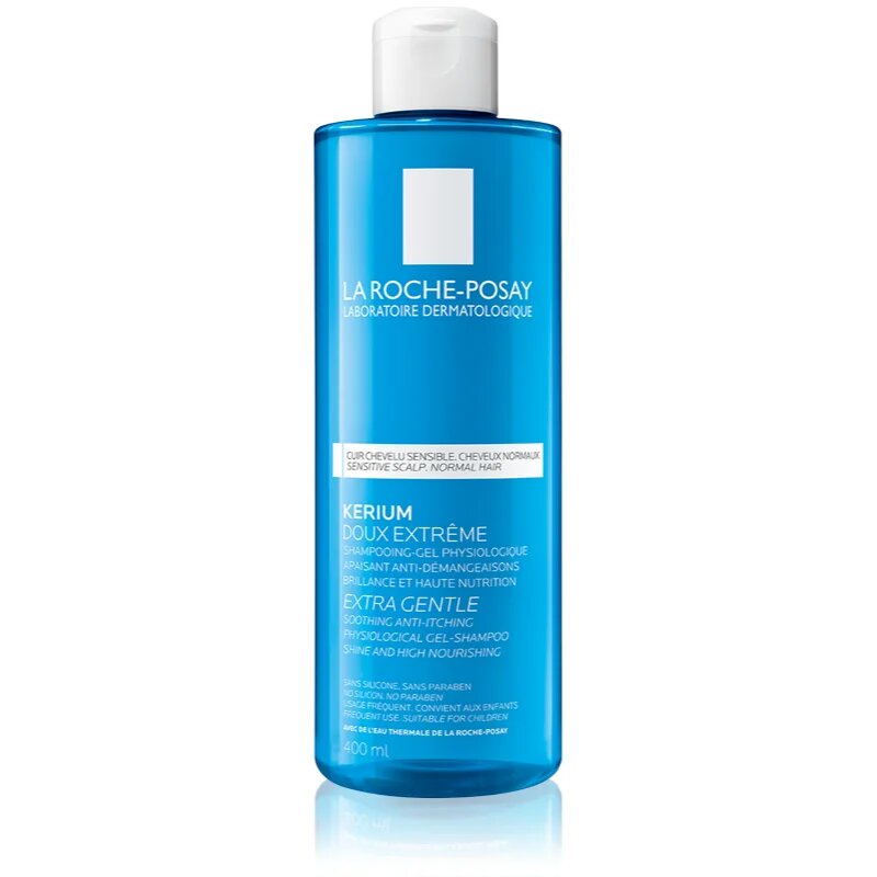 La Roche-Posay Kerium nežni fiziološki gelasti šampon za normalne lase 400 ml